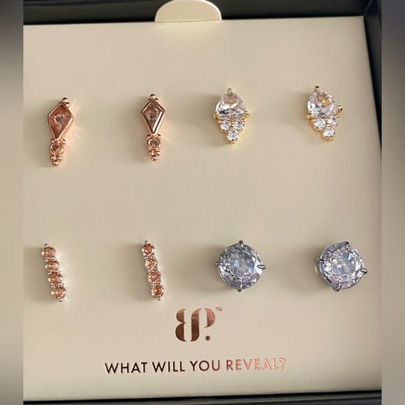 Bomb Party Jewelry - Bomb Party 2024 Simply Studs “Meant To Be Yours” Four Separate Pairs! Brand New!